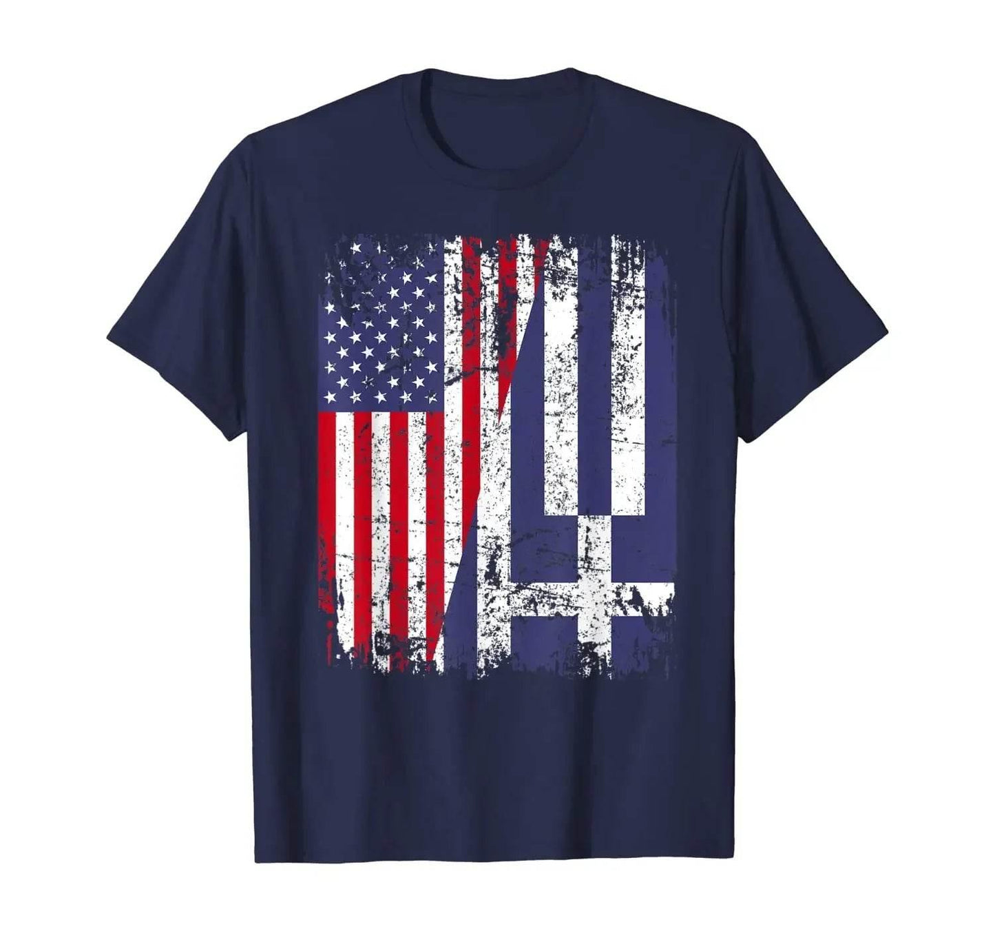 Half American Flag Half Greece Flag T Shirt 100% Cotton Short Sleeve O-Neck Casual T-shirts Loose Top New Size S-3XL - Empire P.E