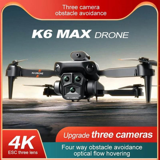 New light Flow professional UAV K6 MAX 4K HD three camera - Empire P.E
