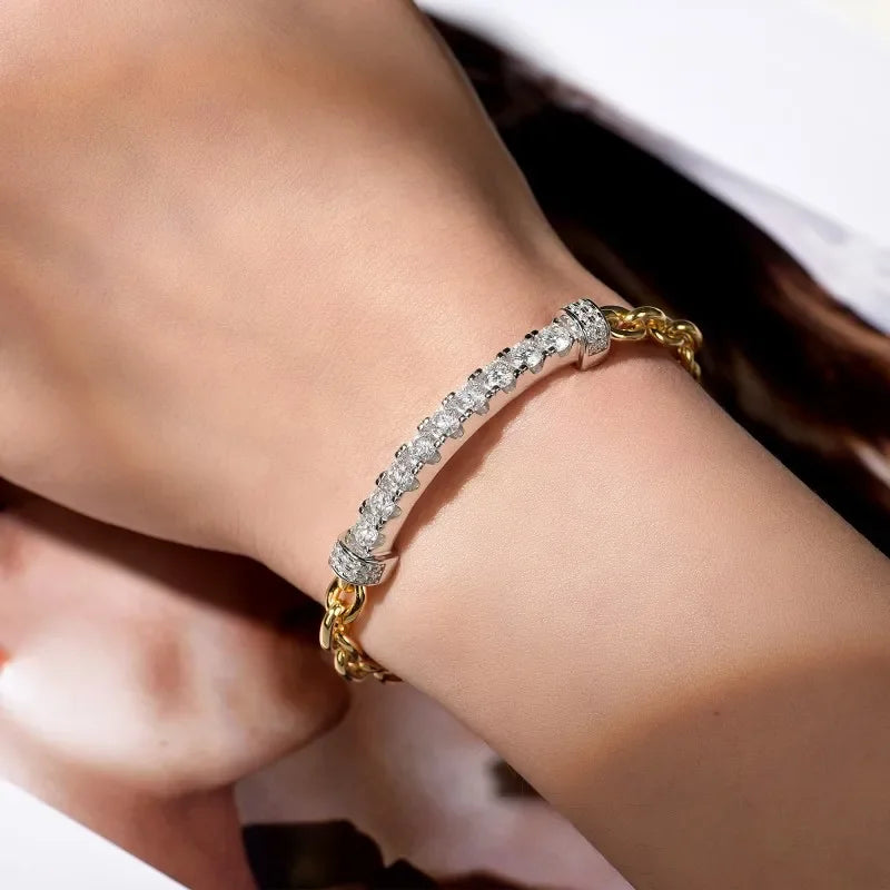 Luxury Women's Moissanite Bracelet s925 For Women D Color - Empire P.E
