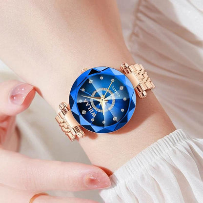 Women Bracelet Watches Stainless Steel Band Elegant Diamond Dial Ladies Wrist Watch For Crystal Exquisite Top Brand Luxury 2025 - Empire P.E