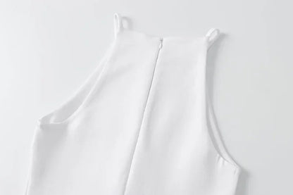 Interlock halter Dress 2024 TRAF's new sexy sleeveless - Empire P.E