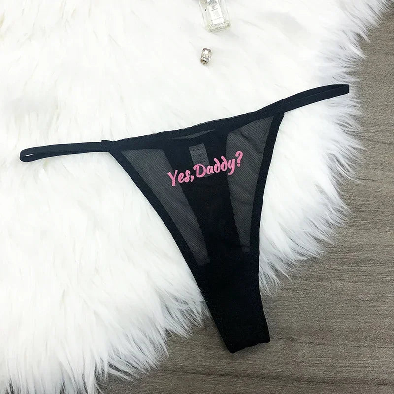 Custom Thongs Name Letter Women - Empire P.E