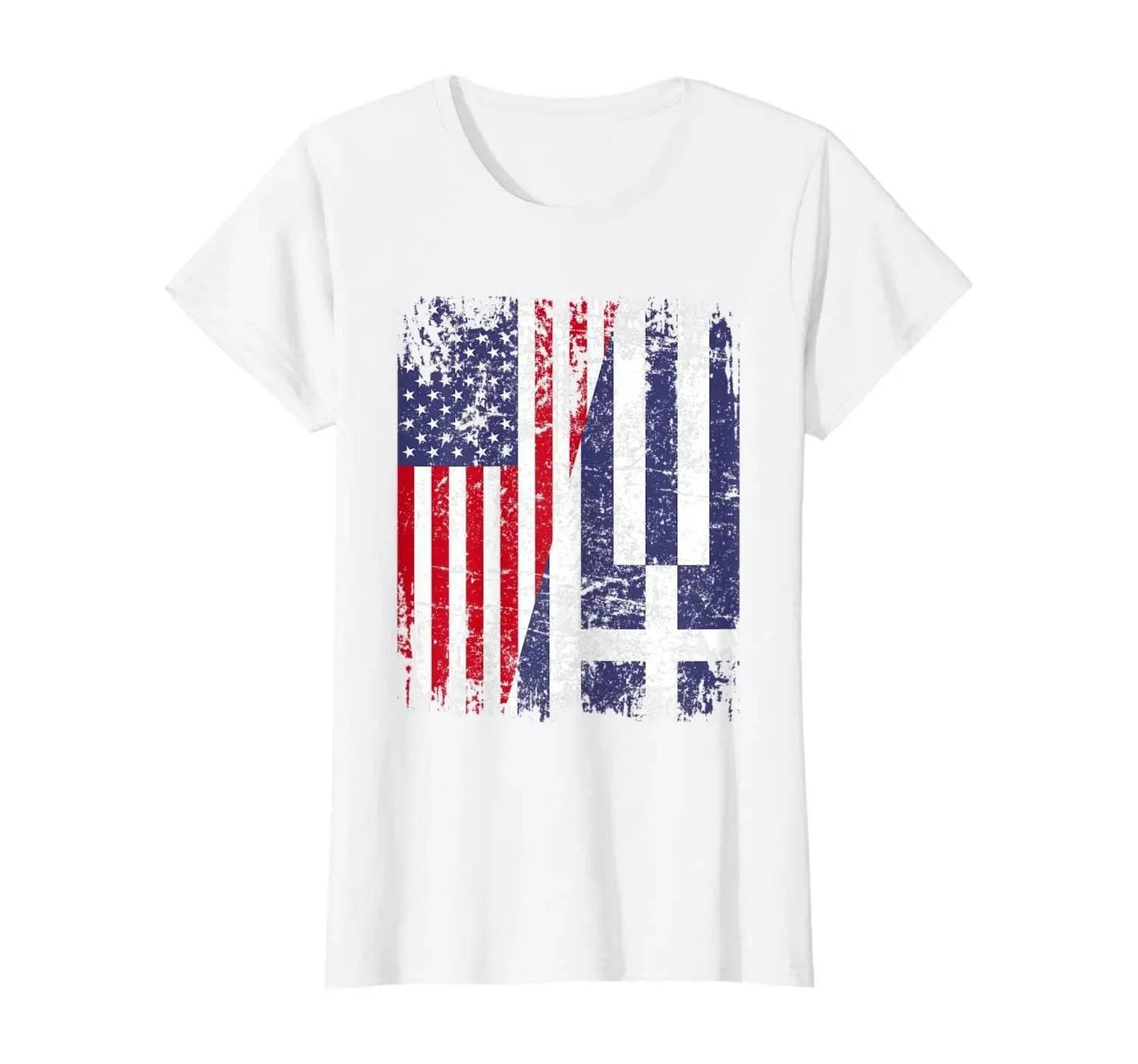 Half American Flag Half Greece Flag T Shirt 100% Cotton Short Sleeve O-Neck Casual T-shirts Loose Top New Size S-3XL - Empire P.E