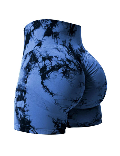 Butt Lifting Tie Dye Summer Shorts Woman High Waist - Empire P.E