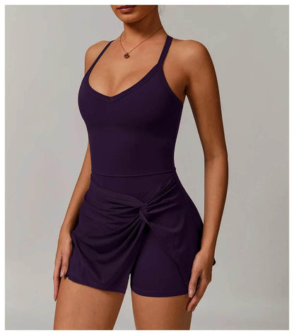 Yoga Jumpsuits Women Bodysuits Fitness Sports Yoga Suit Breathable Sports Yoga Clothing Women's Gym Set Push Up Workout Clothes - Empire P.E
