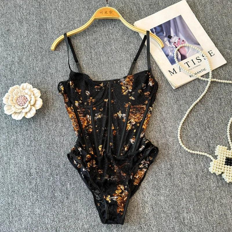 Sexy Erotic Lace Suspender Onesie Women's 2024 - Empire P.E
