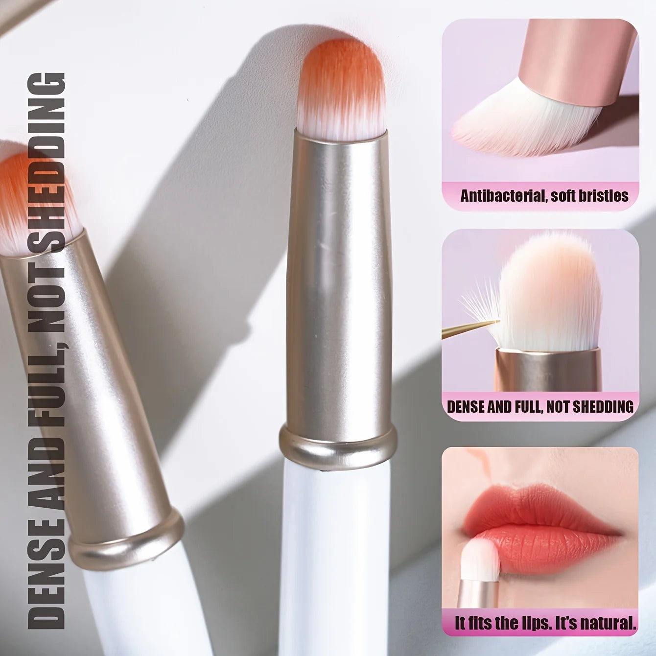 Lip Gloss Concealer Brush With Cover