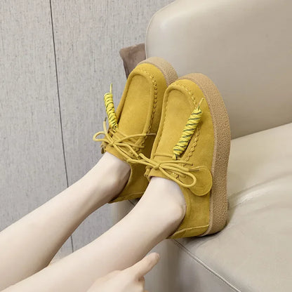 Retro Casual Suede Leather Loafers