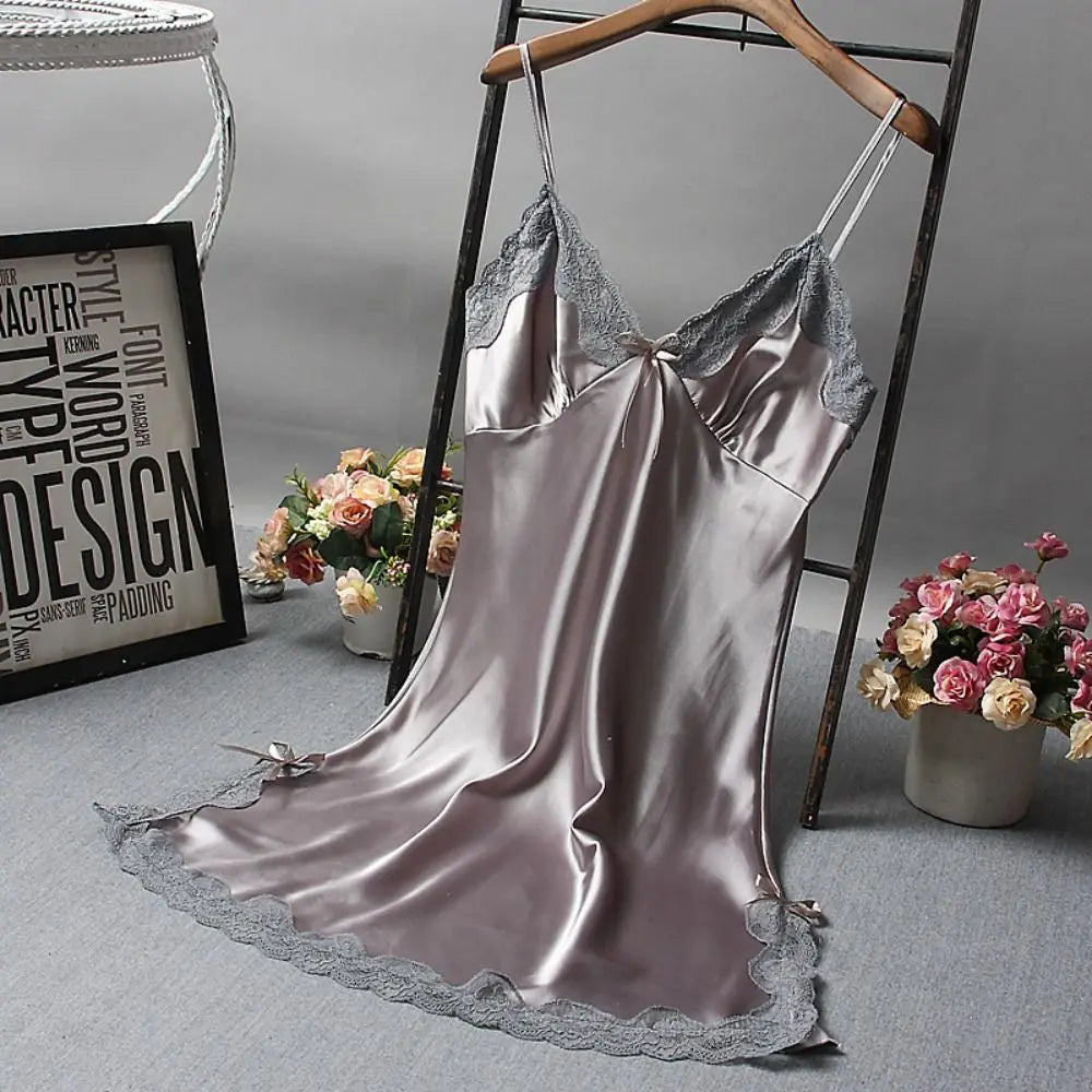 Sexy Lace Patchwork Nightdress - Empire P.E