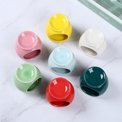 Ceramic Essential Oil Burner Incense Mini Candle Holder