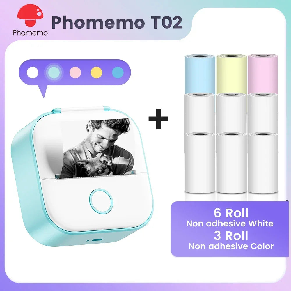 Pocket Printer Mini Portable Label Maker Self-adhesive - Empire P.E
