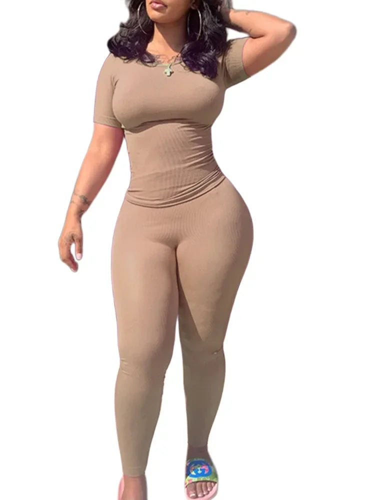 Lounge Wear Ribbed Casual 2 Piece - Empire P.E