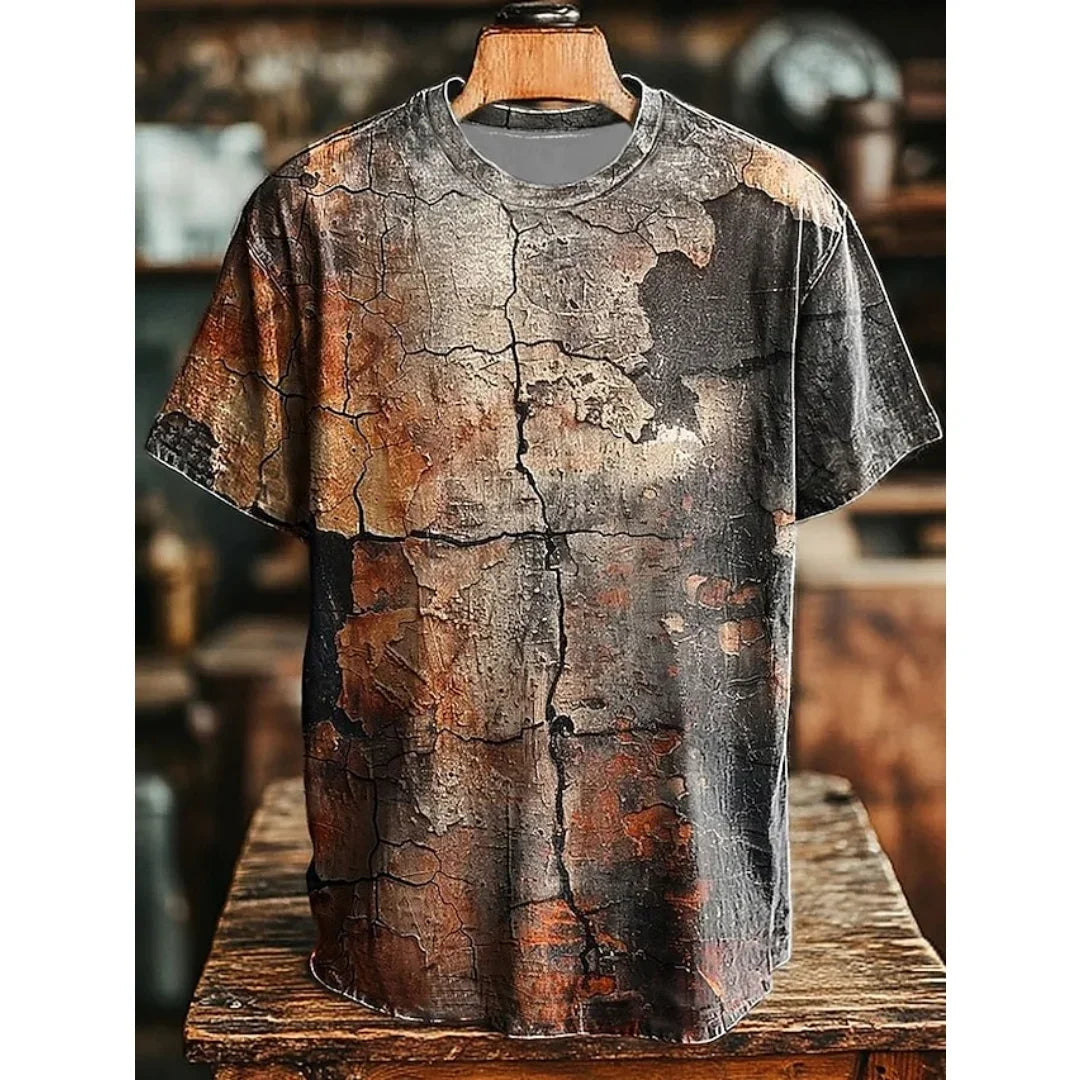 Men's Retro Print T-Shirts - Empire P.E