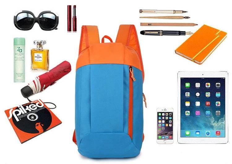 Outdoor Sports Light Weight 10L Waterproof Backpack Travel Hiking Bag Zipper Adjustable Belt Camping Knapsack Men Women Child - Empire P.E