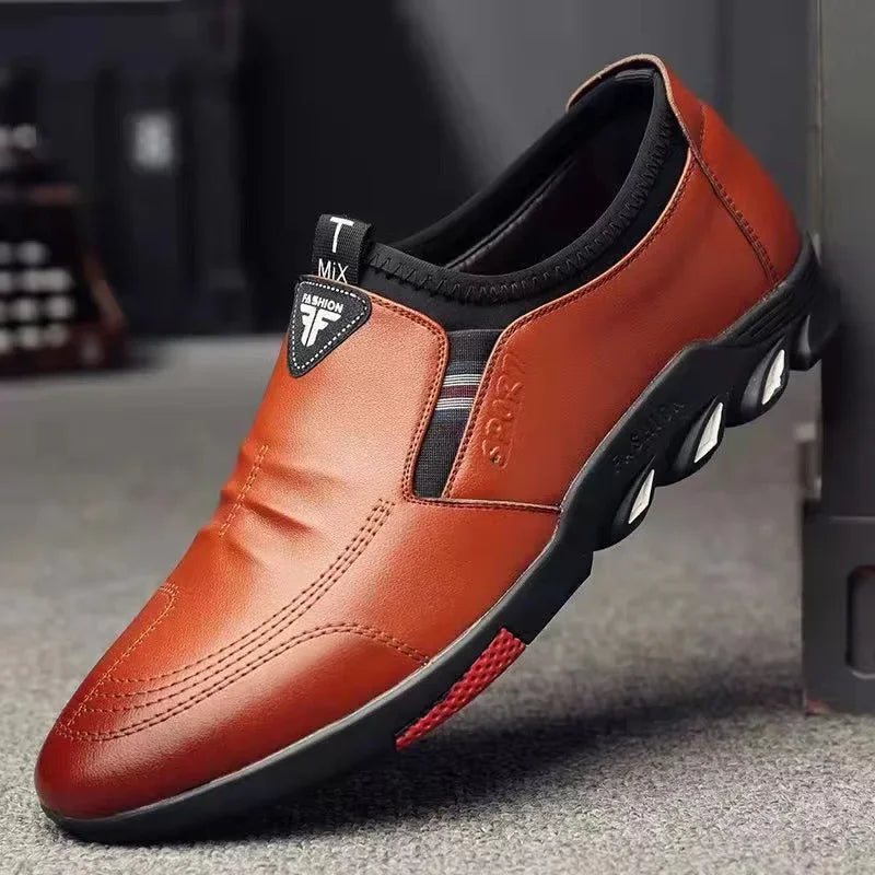 Men's Leather Shoes Business Casual Shoes Non-slip Loafers - Empire P.E