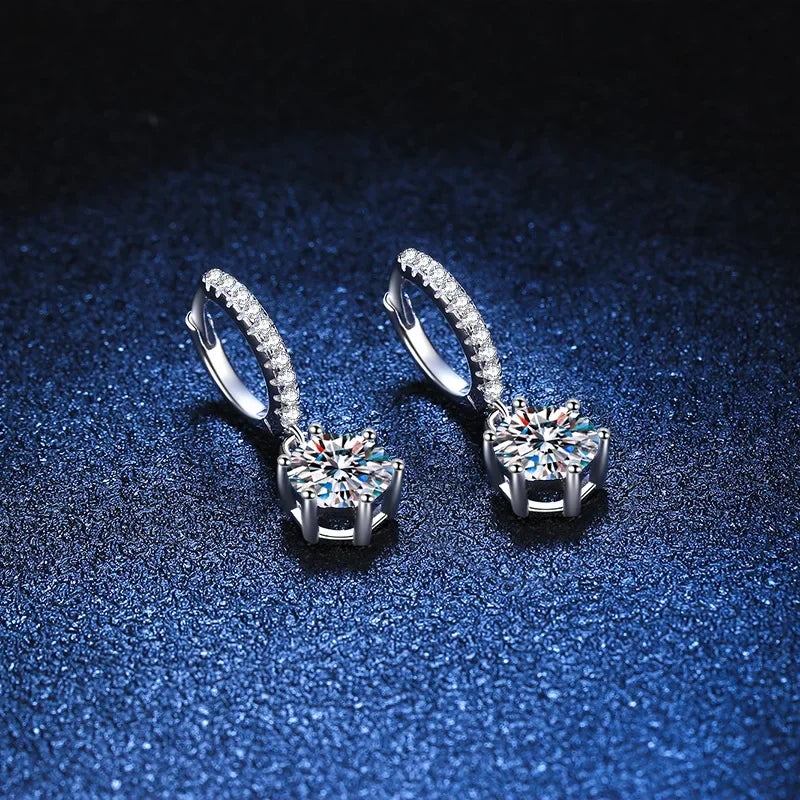 Real 925 Silver Moissanite Jewelry Set - Empire P.E