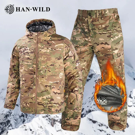 Winter Men Clothes Tactical Jacket Heating Suit - Empire P.E