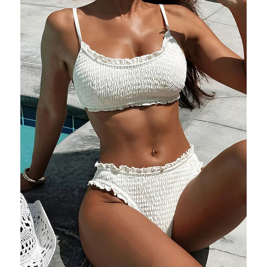 Vintage Ruffled Bikini Sets - Empire P.E