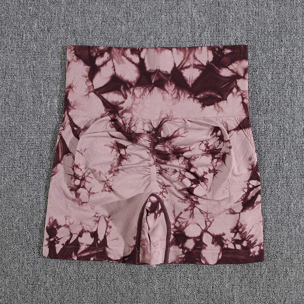 1/2/3/PCS Tie Dye  Seamless Women Pants Sets