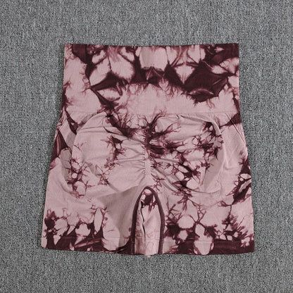 1/2/3/PCS Tie Dye  Seamless Women Pants Sets