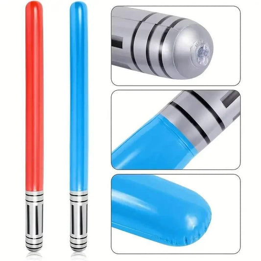 12colorful inflatable sword sets. Party role-playing props. Inflatable swords. Novel toys. Inflatable sticks - Empire P.E