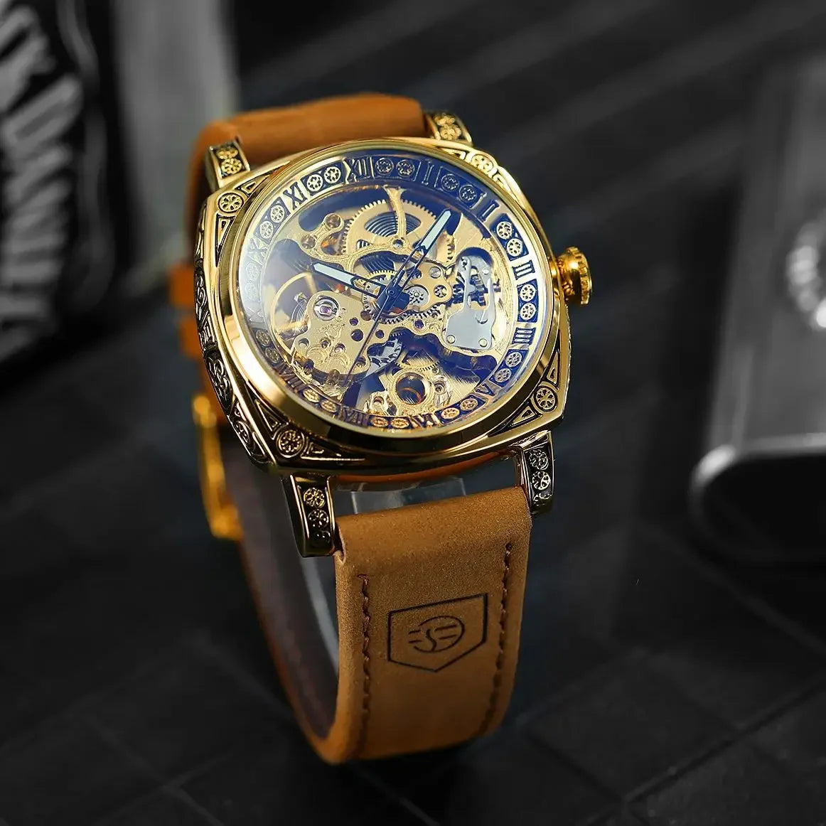 Royal Retro Skeleton Automatic Mechanical Watch