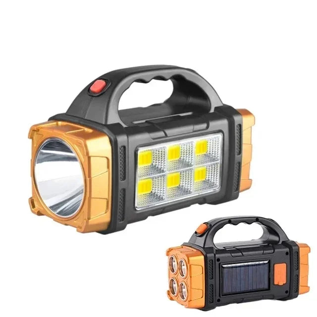 High Power Led Flashlights Camping Torch Work Light Solar Charge - Empire P.E