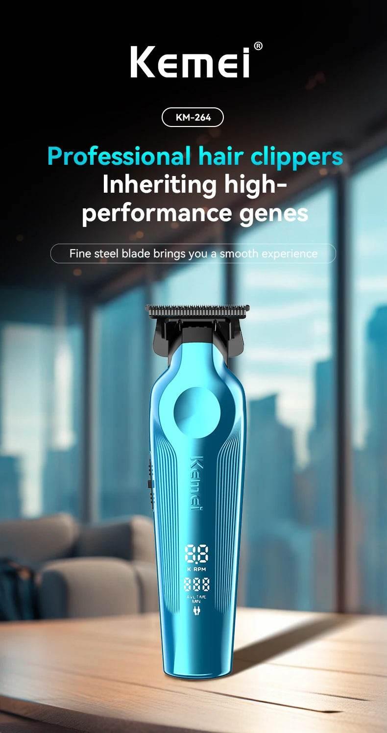 Kemei KM-1858 9000RPM 10W Hair Clipper,KM-264 Rechargeable Electric Trimmer,Original KM-T95 Shaver For Men Barber Clippers Kit - Empire P.E