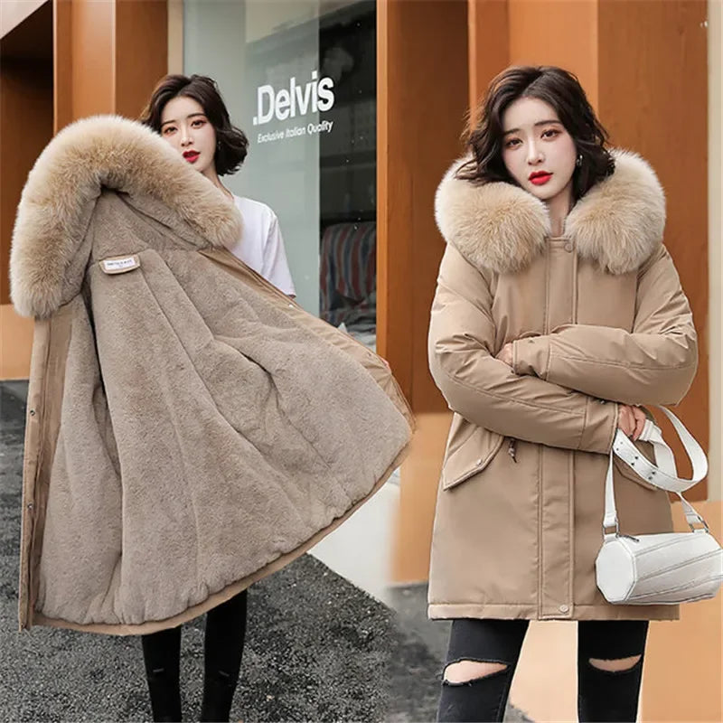 Women's Wool Liner Hooded Parkas - Empire P.E