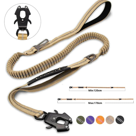 Reflective Shock Absorbing Pet Leashes - Empire P.E