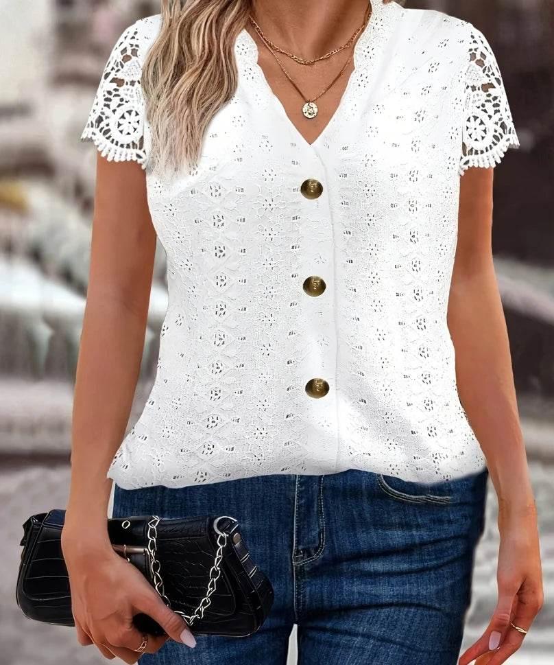 Plus Size Temperament Loose Woman Shirt Fashion Casual Blouse Elegant Long Sleeve Woman Shirt Holiday Weekend Top - Empire P.E