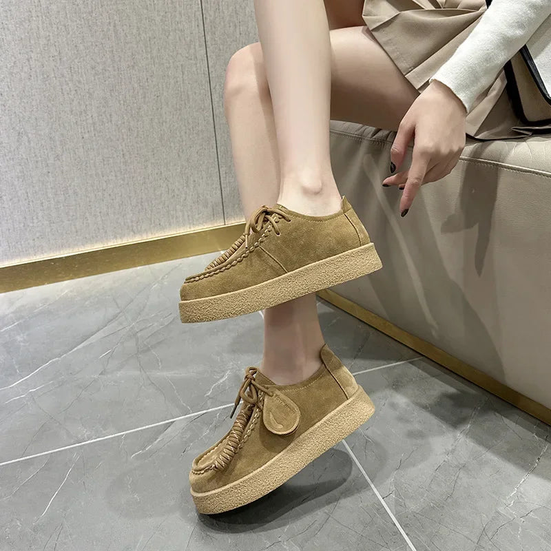 Retro Casual Suede Leather Loafers