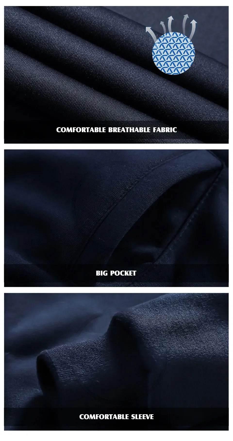 2024 New Men's Tracksuit Fleece Jacket and Sweatpants 2 Piece Set - Empire P.E