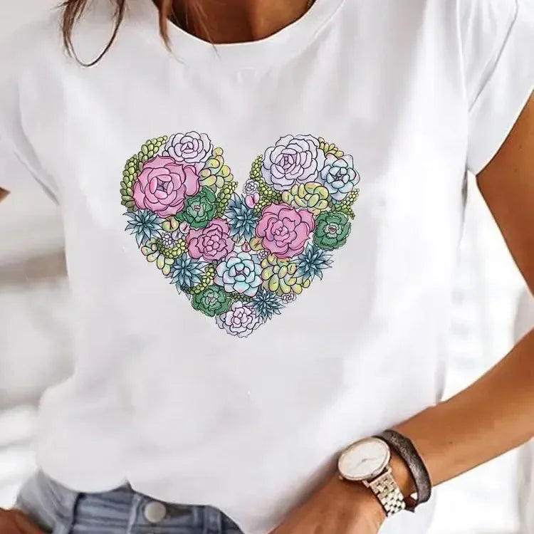 Y2K Women Summer T Shirt