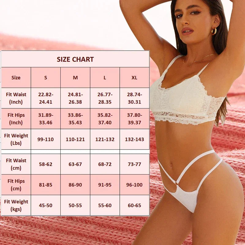 3PCS/Set Cotton Panties for Women Hollow Out - Empire P.E