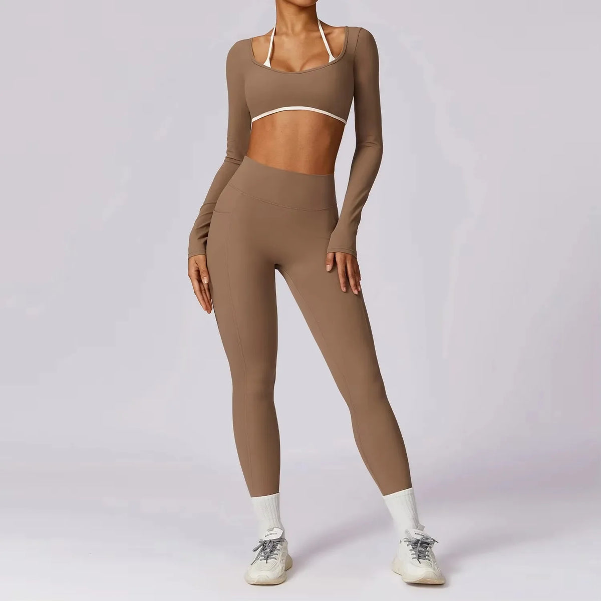 Yoga Set 2PCS Women Sportswear Push Up Workout Clothes - Empire P.E