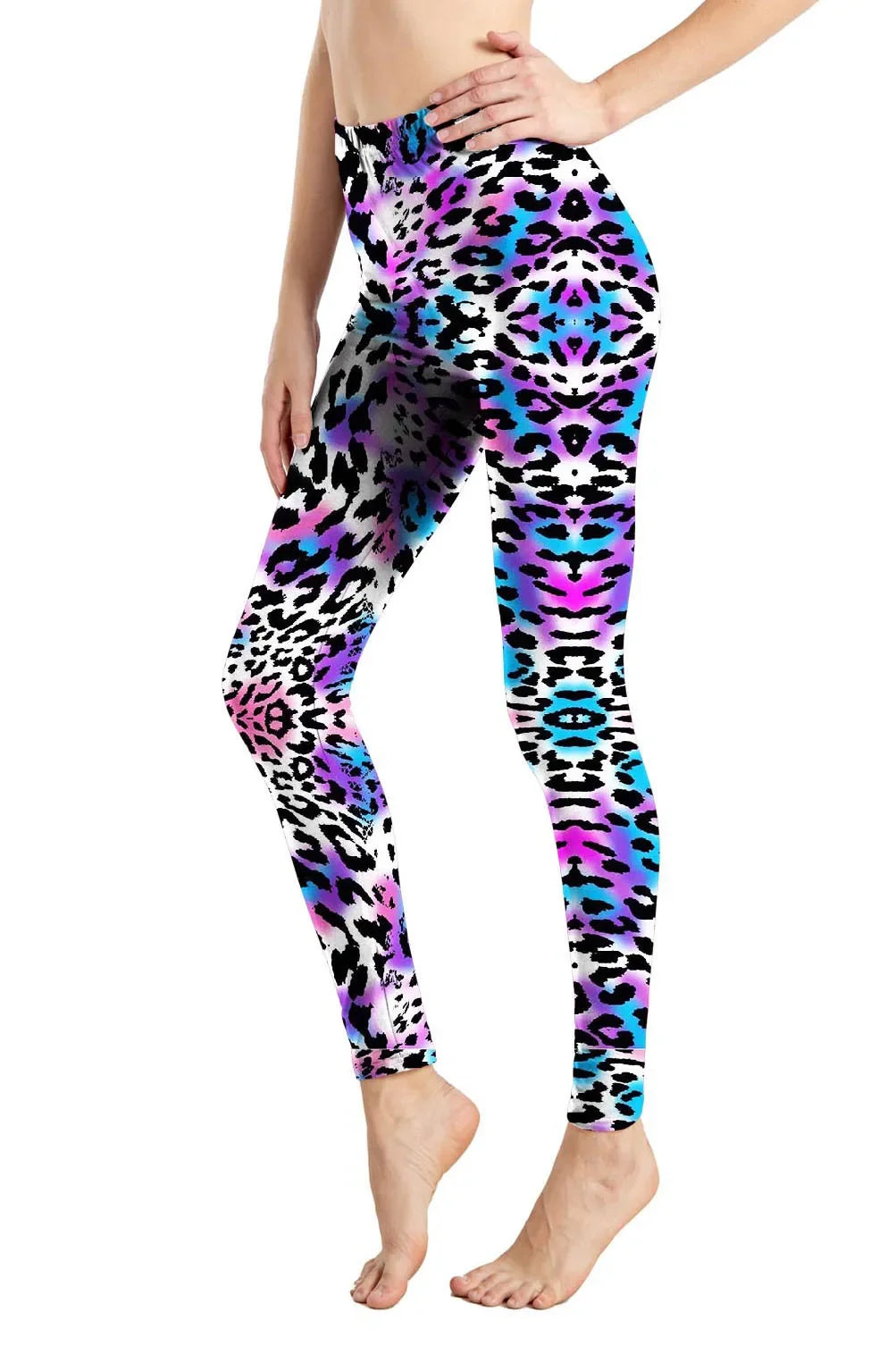 Leopard Leggings Printed High Waist - Empire P.E