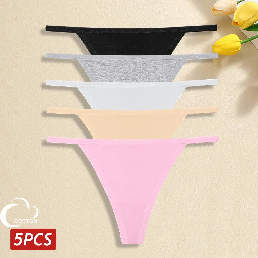 5Pcs Women Cotton Panties Female Thin - Empire P.E