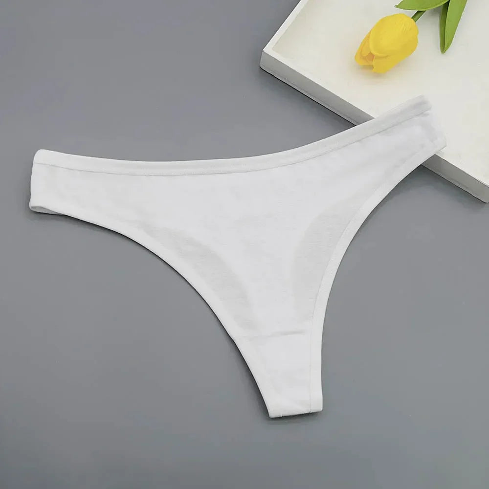 5 PCS Sexy G-String Cotton Women Underwear G String Thong - Empire P.E