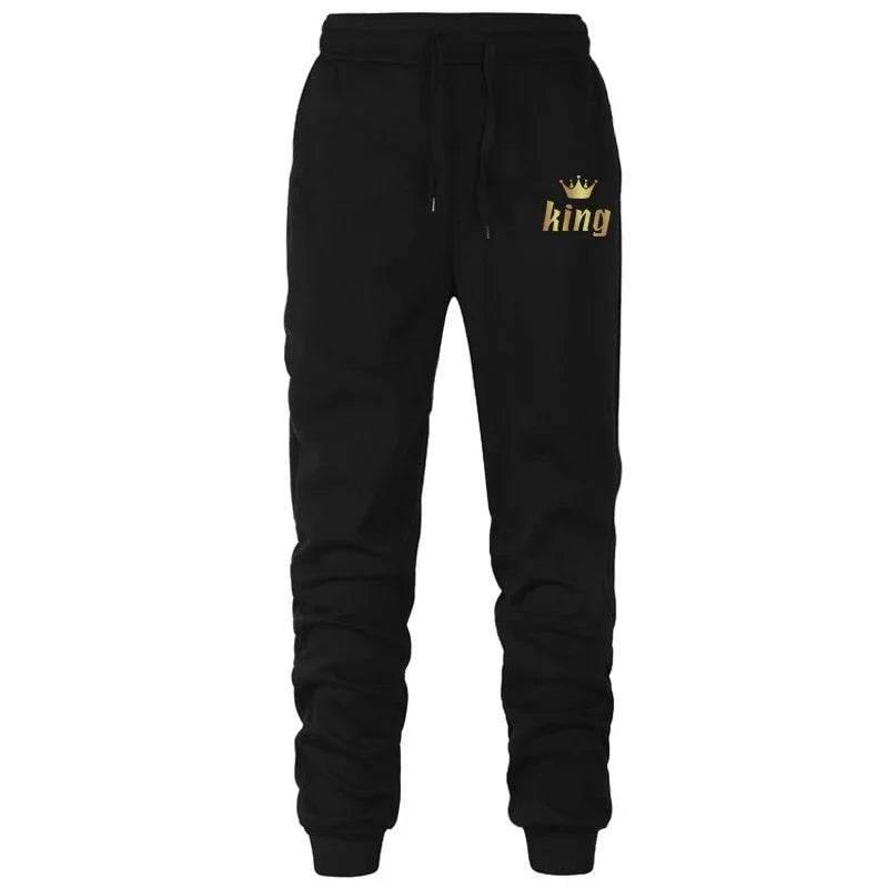 King And Queen Couple Outfit Hoodie and Jogger Pants High Quality Men Women Daily Casual Sport Jogging Suit King Queen Tracksuit - Empire P.E