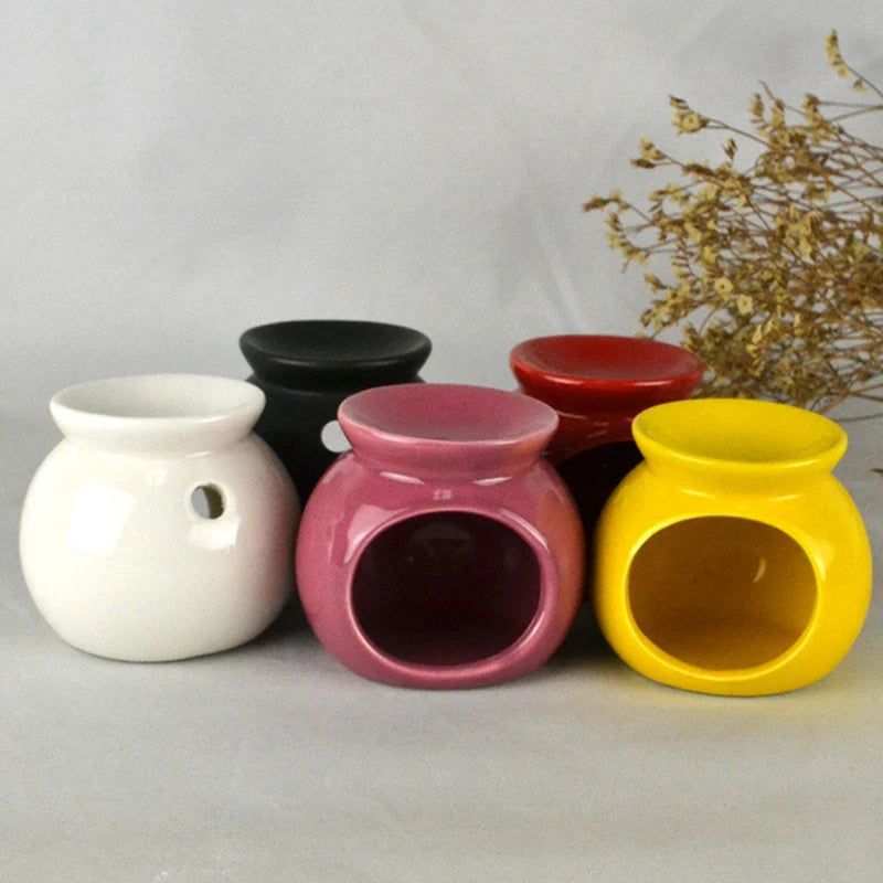 Ceramic Essential Oil Burner Incense Mini Candle Holder