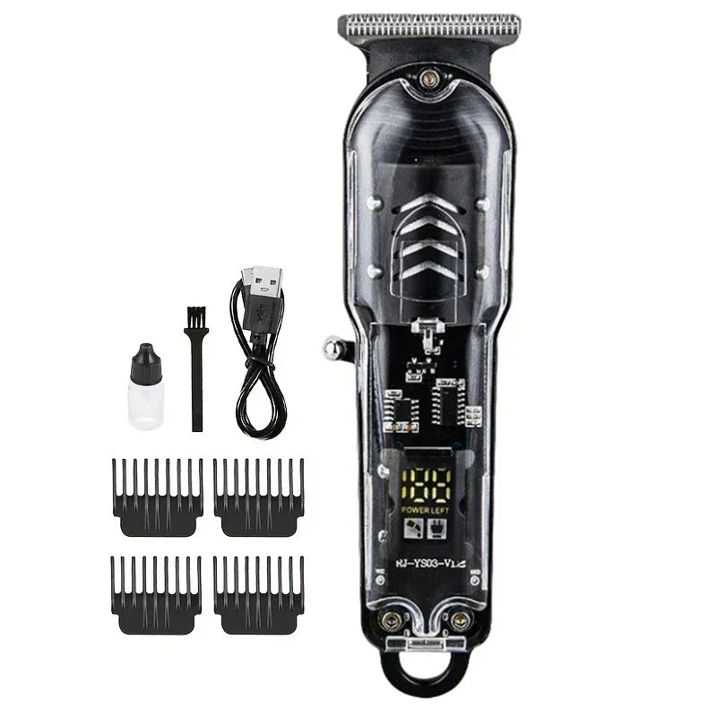 Transparent Body Electric Hair Clipper Professional Trimmer - Empire P.E