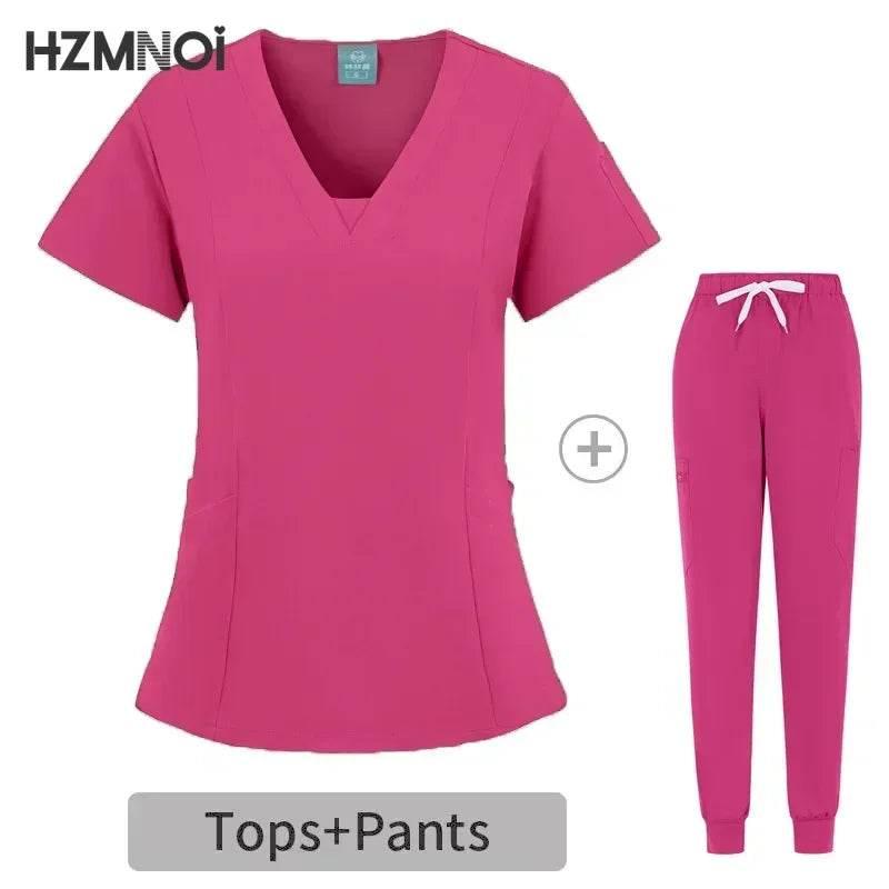 Medical Uniform Scrubs Hospital Working Scrubs Set Medical Nurse Dental Surgery Suit Workwear - Empire P.E