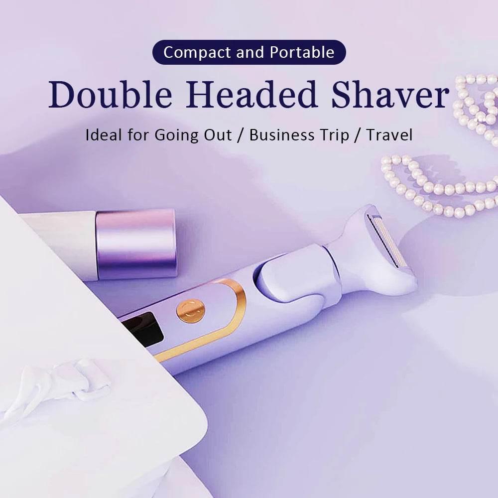 Electric Razors for Women 5 In 1 Bikini Trimmer Face Shavers Hair Removal for Underarms Legs Ladies Body Trimmer Home Appliances - Empire P.E
