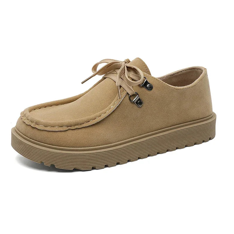 Men Casual Suede Leather Board Shoes