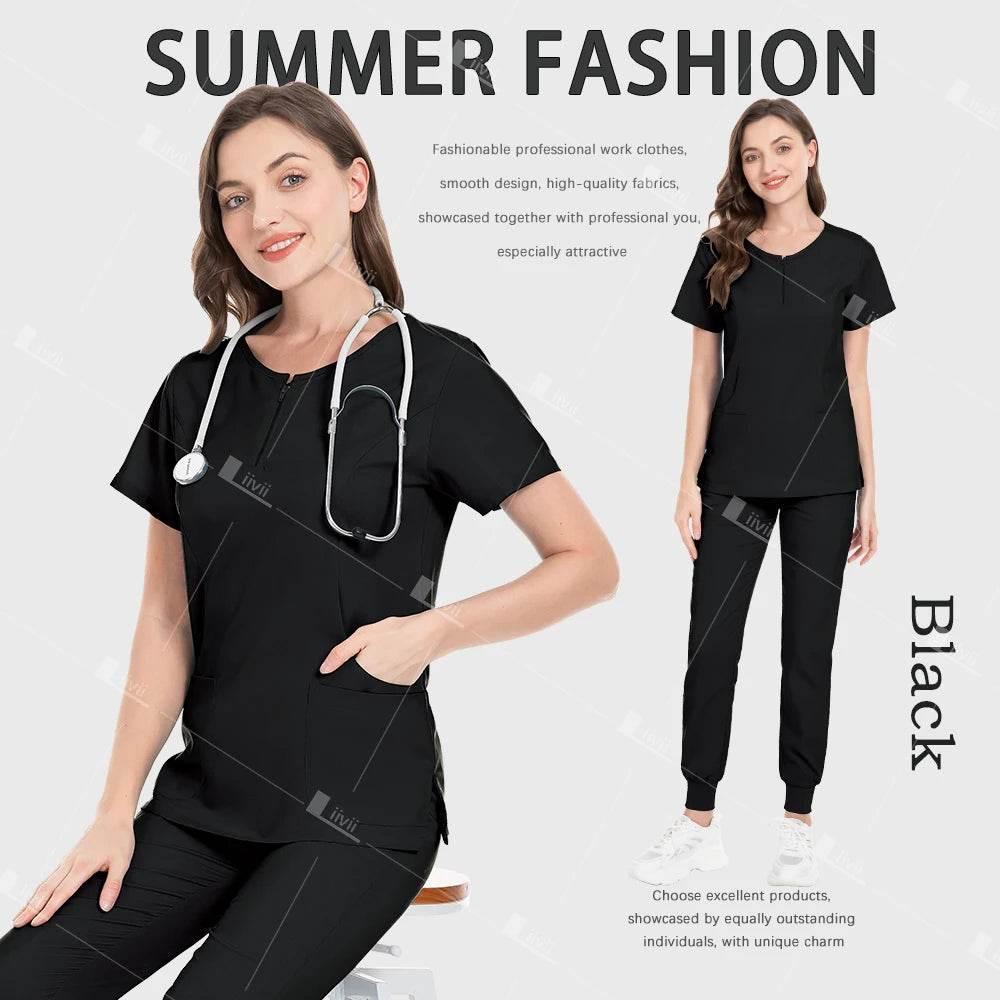 Medical Uniform Elastic Scrub Set - Empire P.E