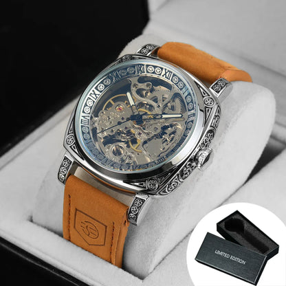 Royal Retro Skeleton Automatic Mechanical Watch