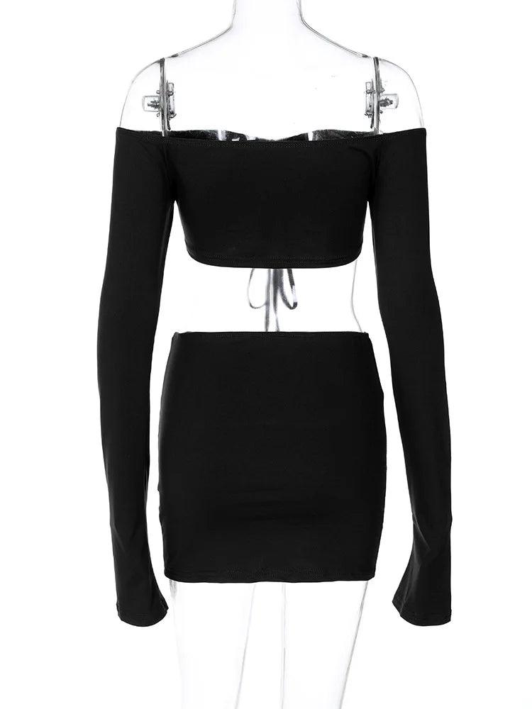 Women Matching 2 Piece Set Long Sleeve Drawstring - Empire P.E