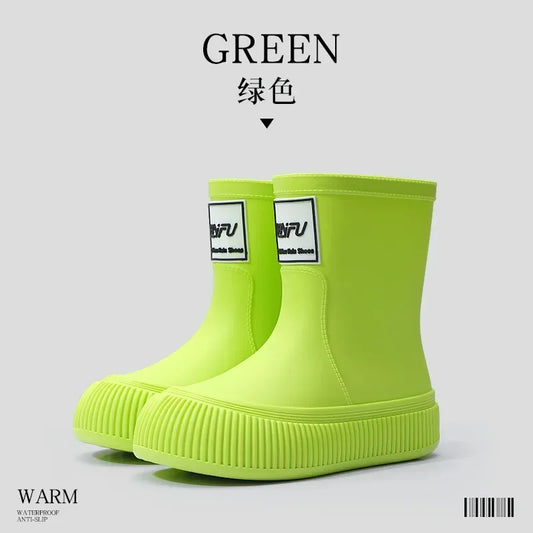 Waterproof Band Mouth Rain Shoes Women - Empire P.E