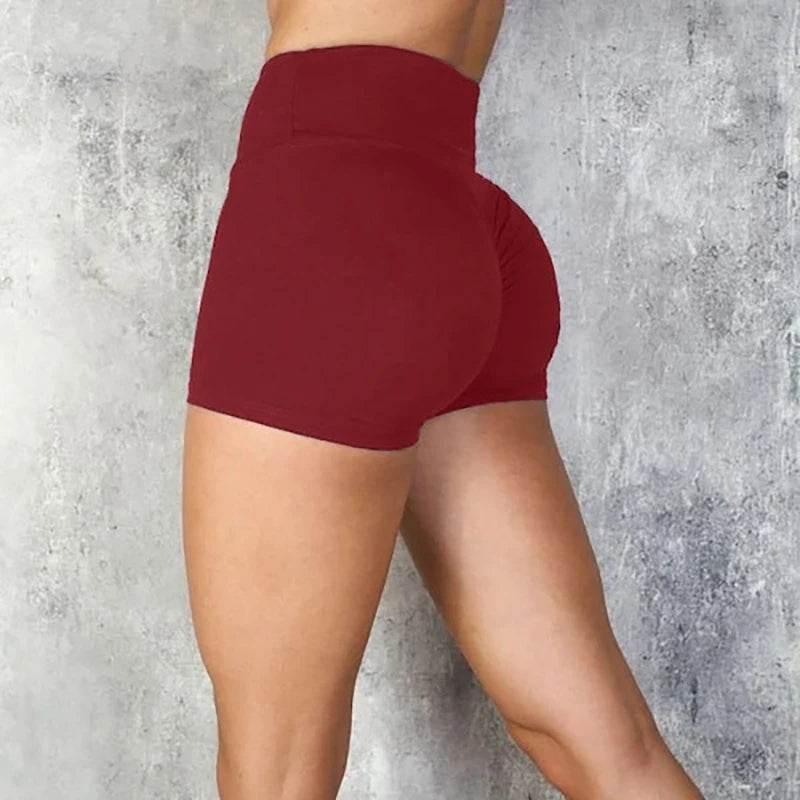 Women Yoga Shorts High Waist Workout Shorts Fitness Yoga Lift Butt Fitness Ladies Yoga Gym Running Short Pants Sportswear - Empire P.E